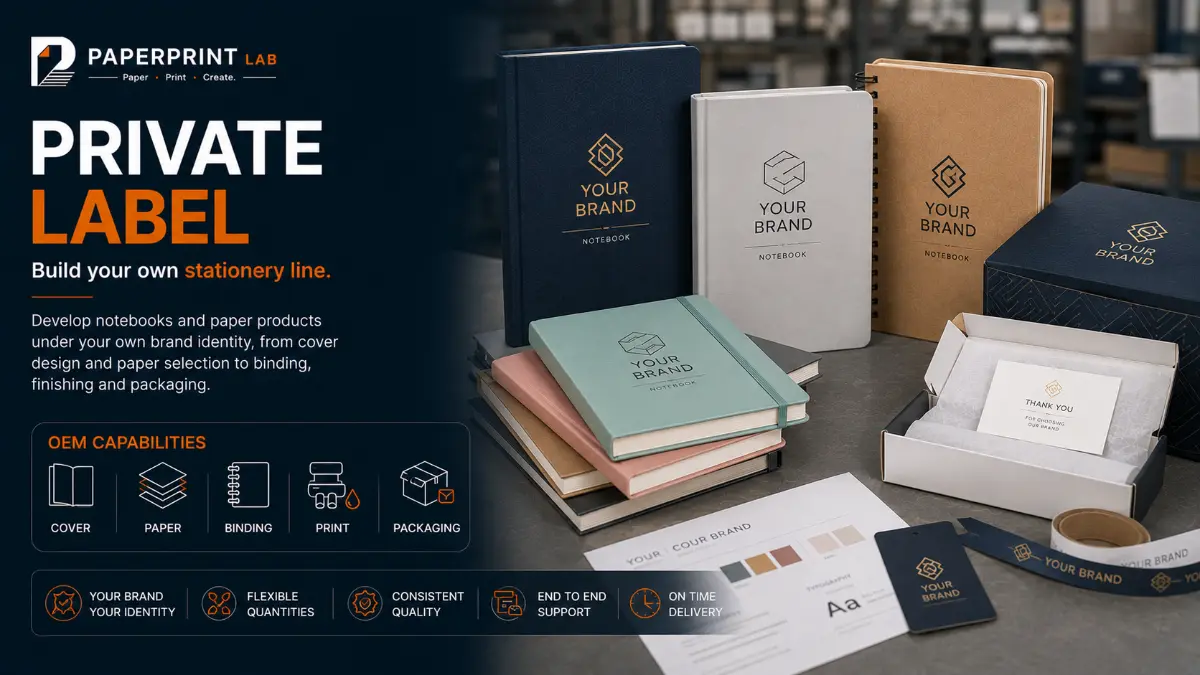 PRIVATE LABEL BRANDED STATIONERY SUITE